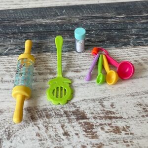 American Girl Welliewishers Doll COOKIE BAKING Set - Spatula Rolling Pin & More